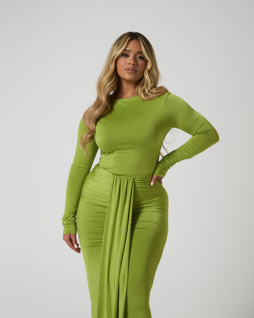 See you soon / Green Maxi Co-Ord