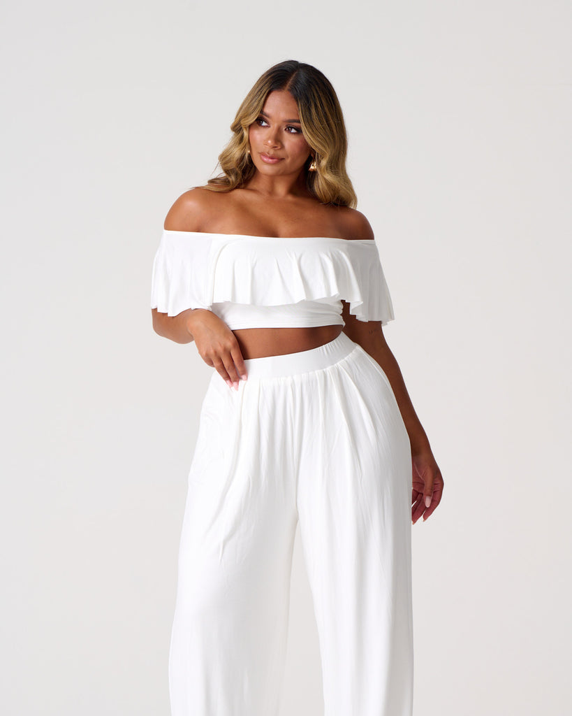 Step out / White Co-ord