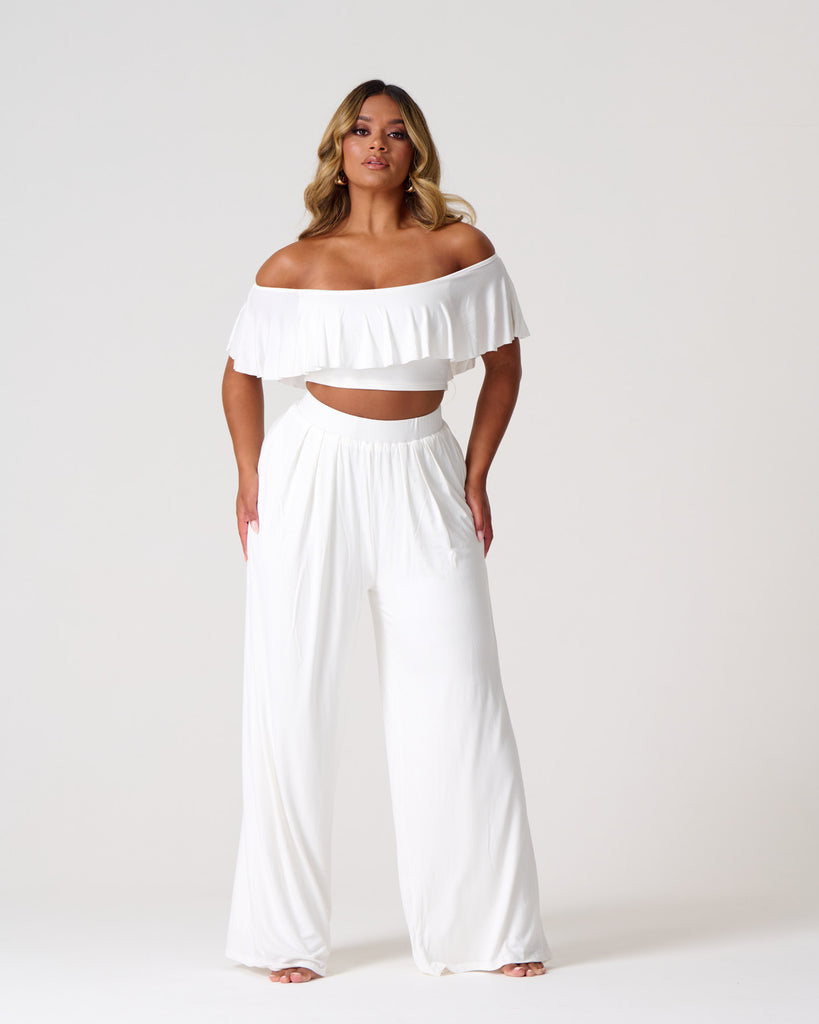 Step out / White Co-ord