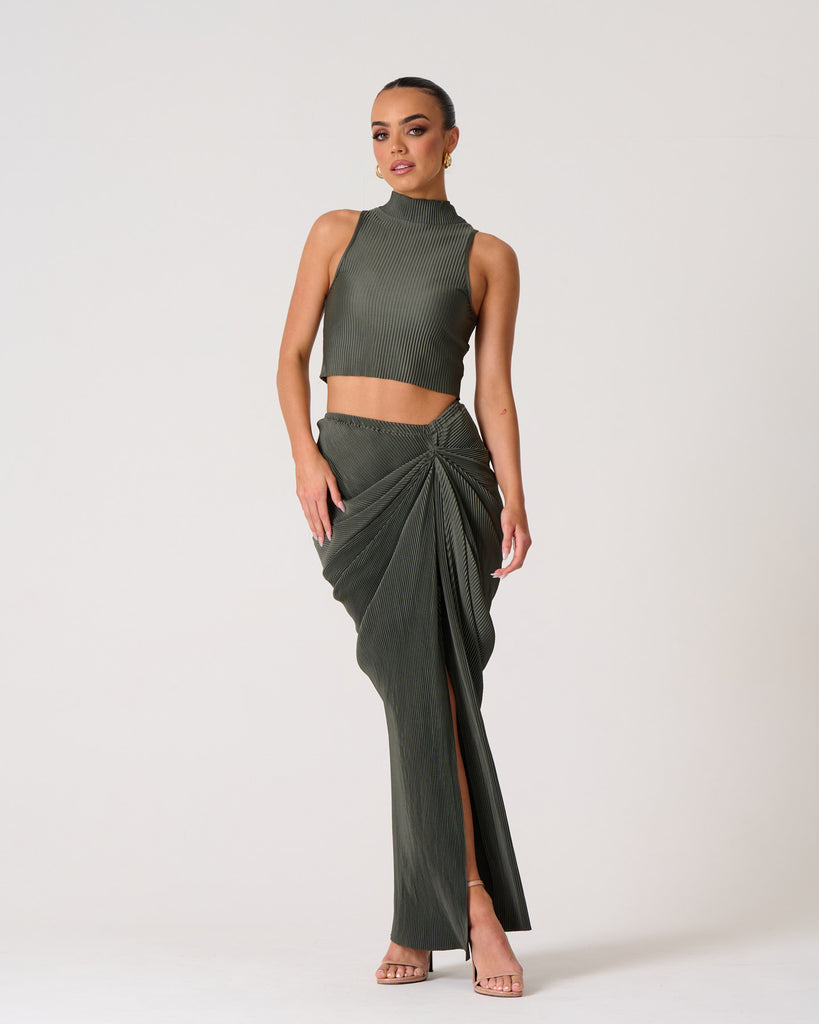 Heard you asked / Khaki Maxi Co-Ord