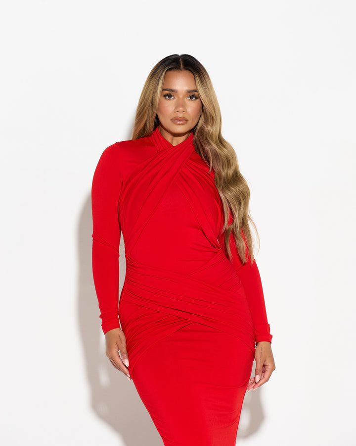 Mention Me Maxi Red