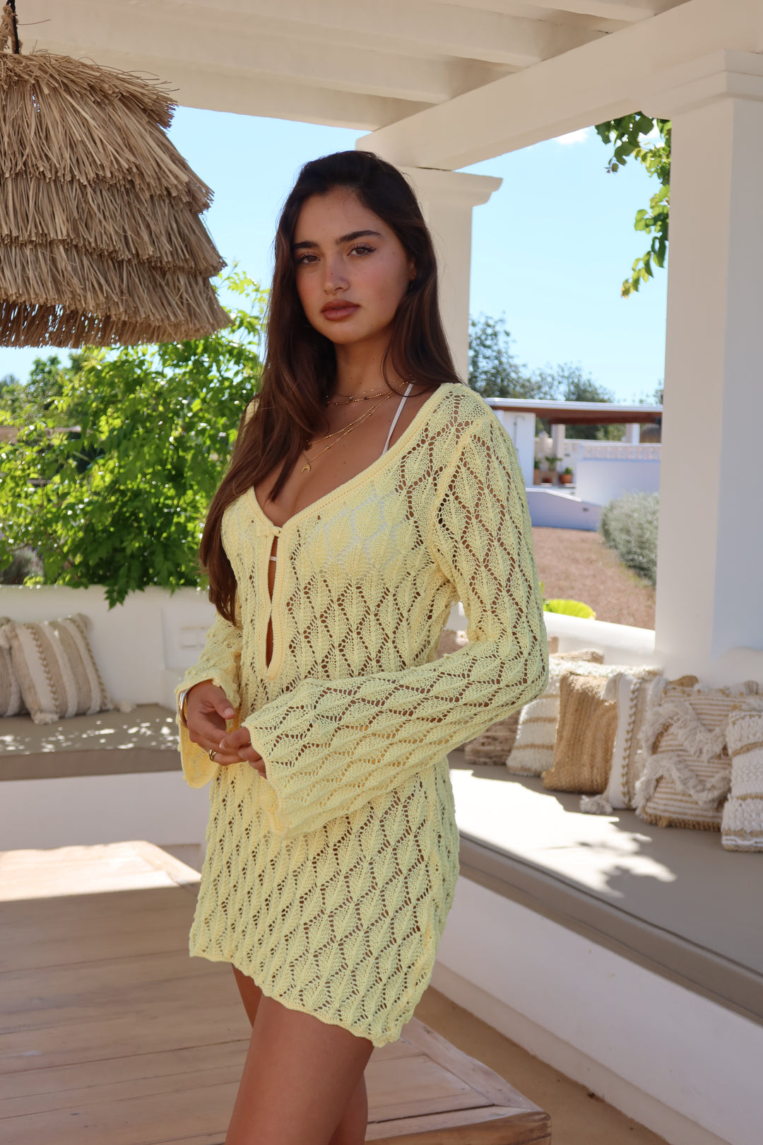 Sweet Escape Lemon Crochet Mini