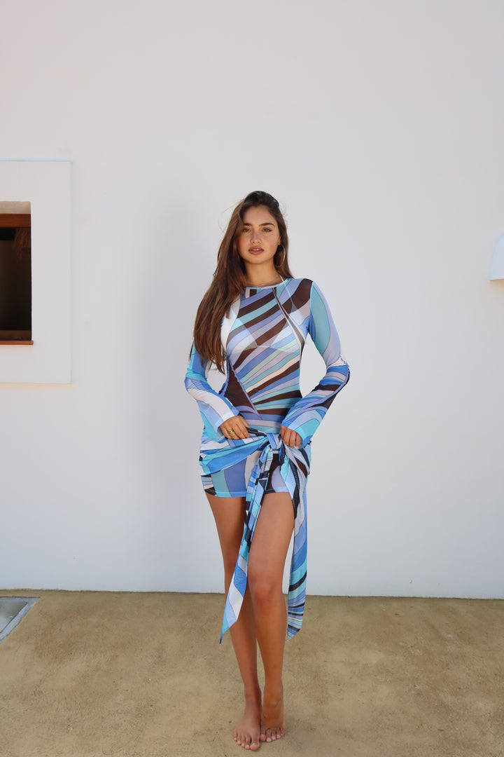 Somewhere New Blue Mesh Mini