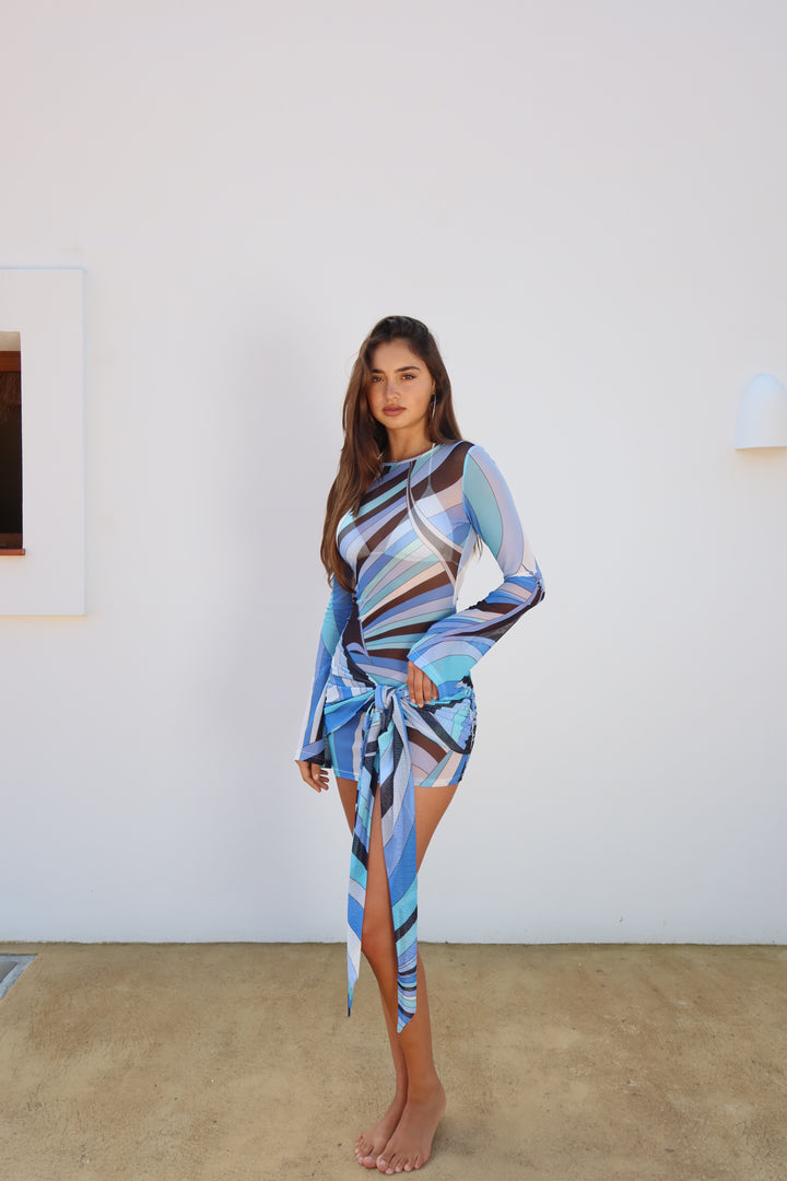 Somewhere New Blue Mesh Mini