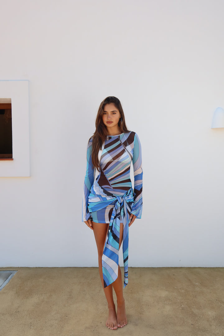 Somewhere New Blue Mesh Mini