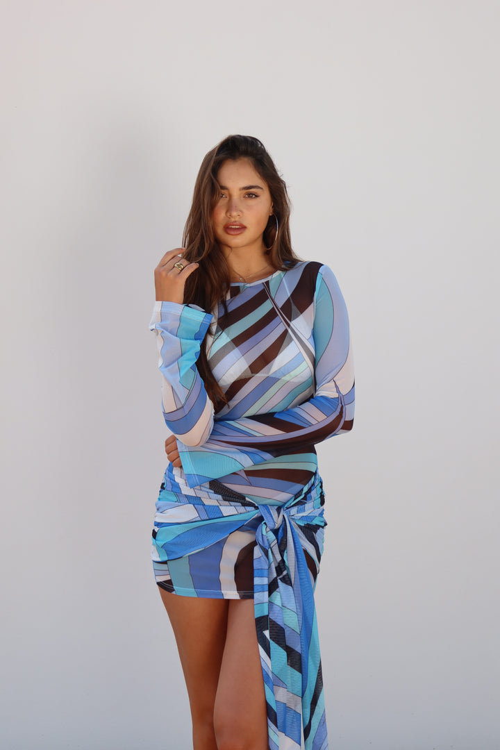 Somewhere New Blue Mesh Mini