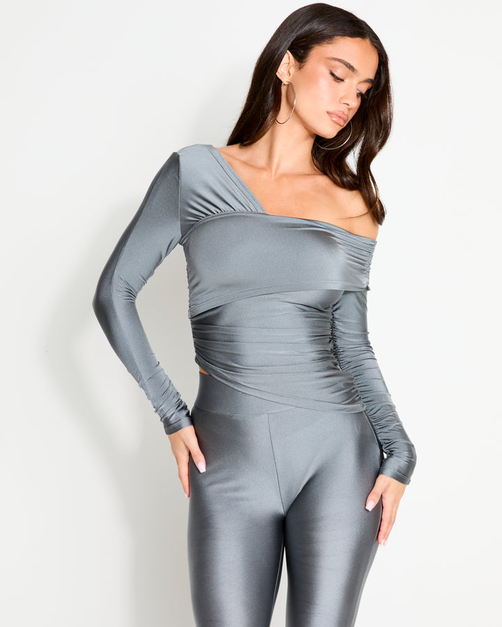 Double Take Bodysuit Gunmetal
