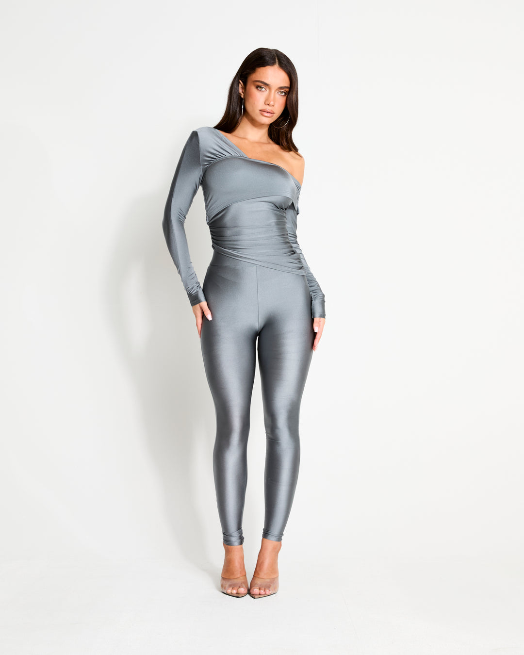 Double Take Leggings Gunmetal