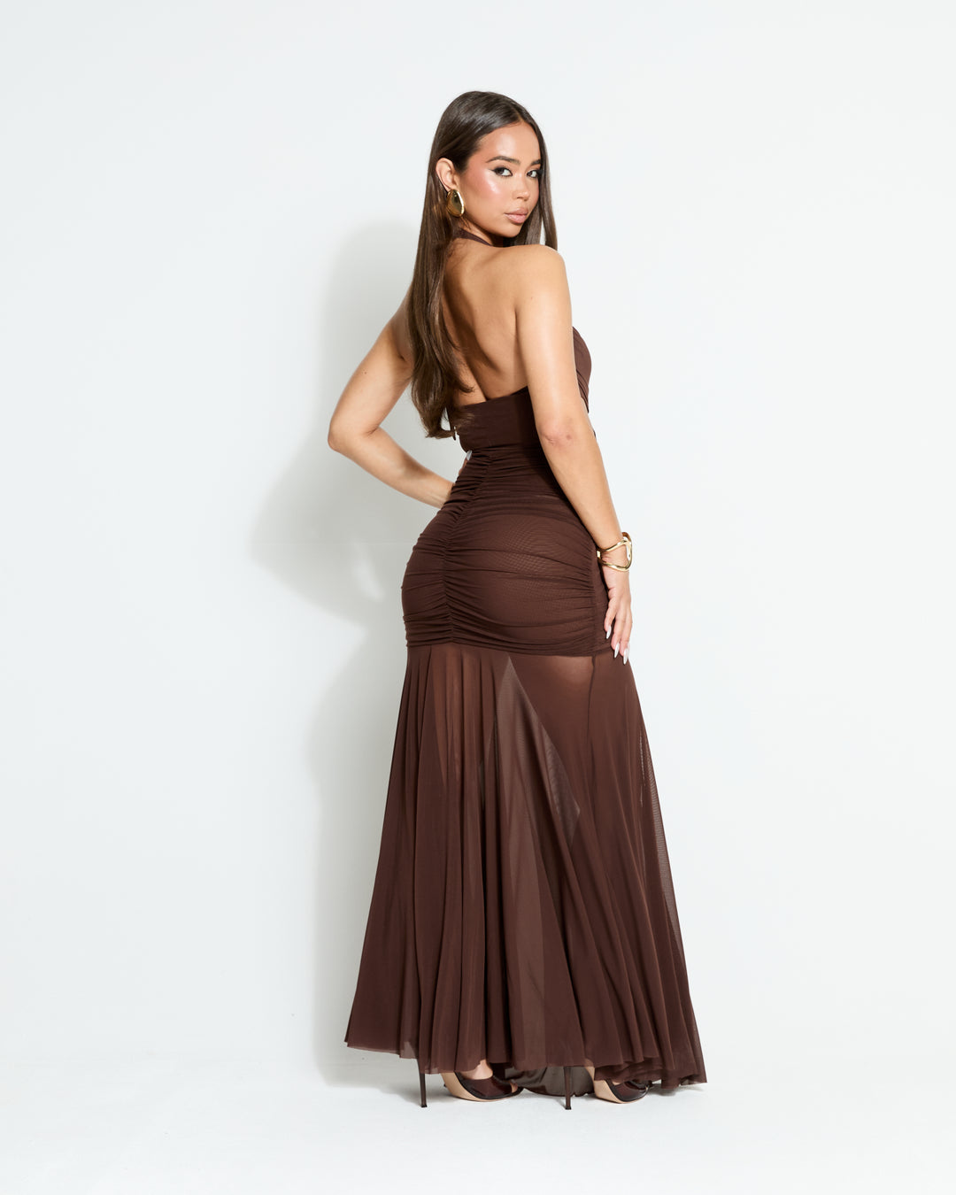 In My Feelings Chocolate Maxi Dress