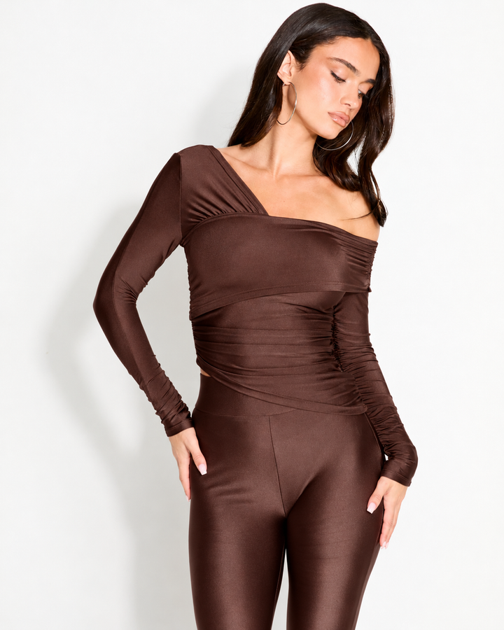 Double Take Top Chocolate